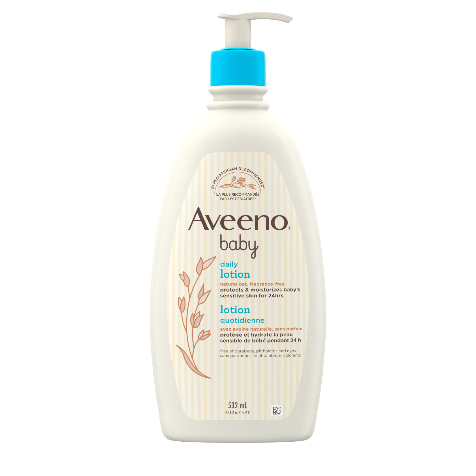 532ml bottle of Aveeno Baby Daily Lotion 