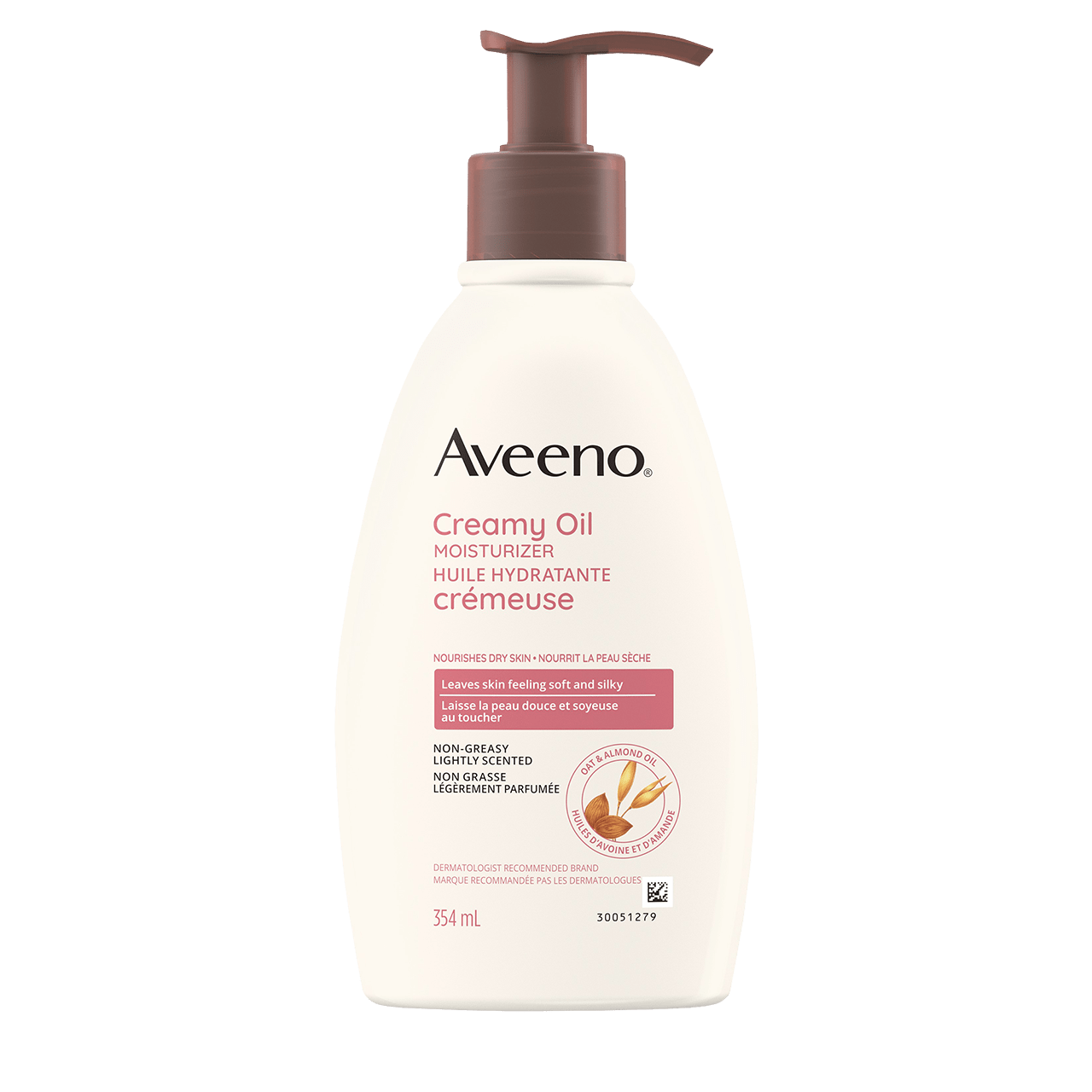 AVEENO® Creamy Moisturizing Oil, Light Scent, 354ml pump bottle