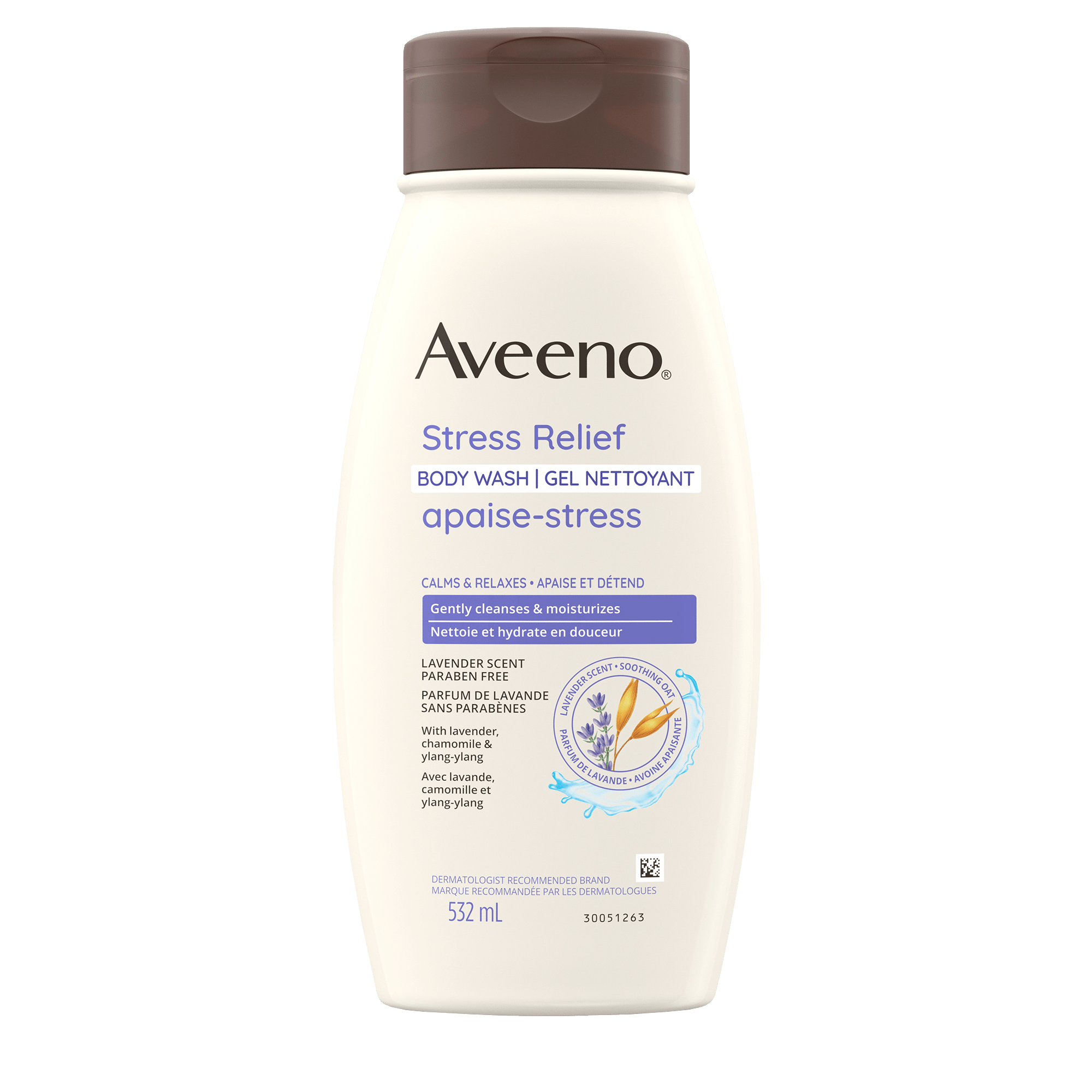 AVEENO® Stress Relief Body Wash, 532ml bottle
