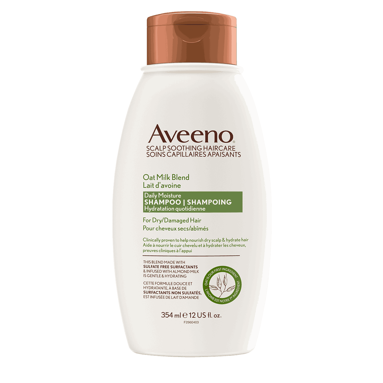 AVEENO® Oatmilk Blend Shampoo Daily Moisture, 354ml bottle