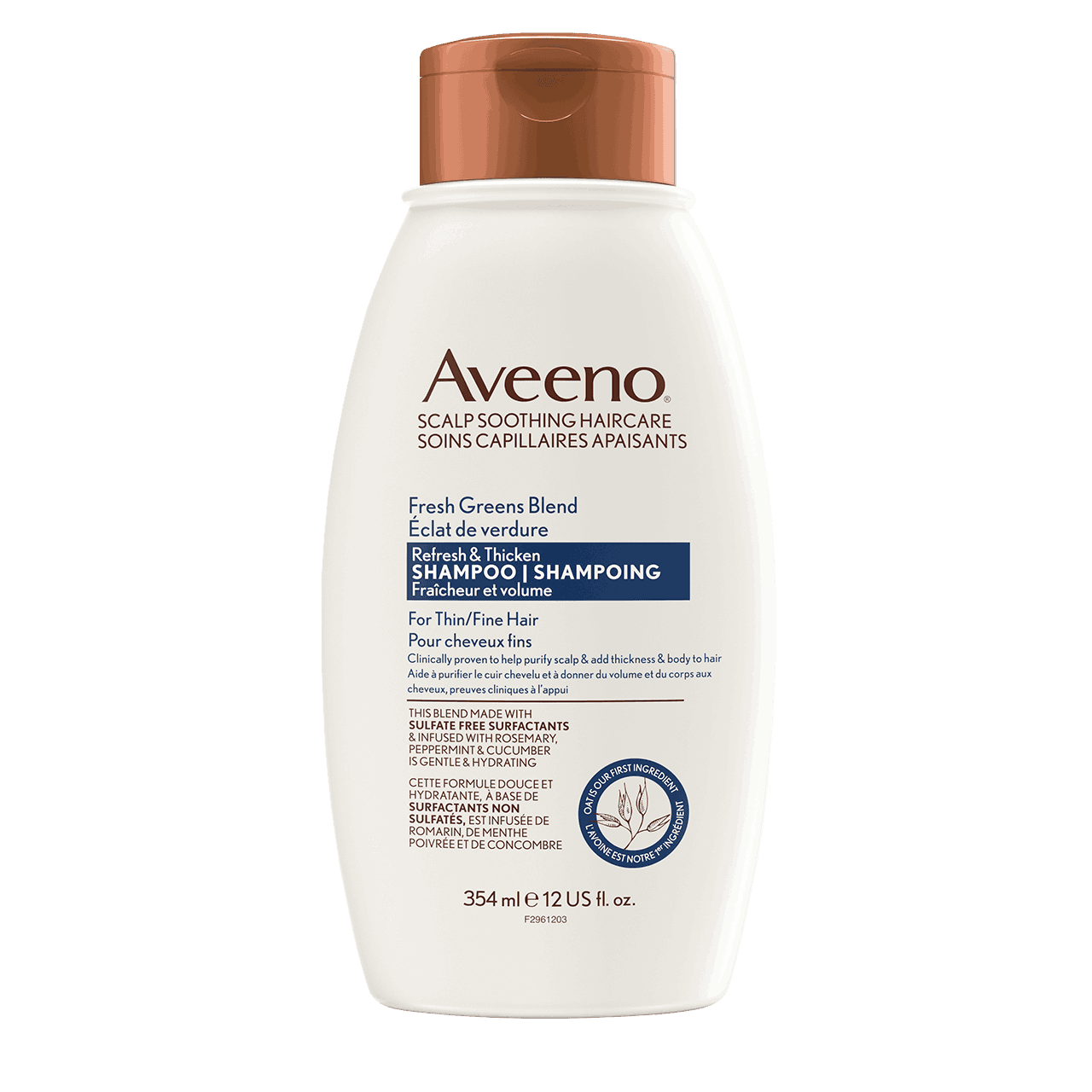 AVEENO® Fresh Greens Blend Shampoo, 354ml bottle
