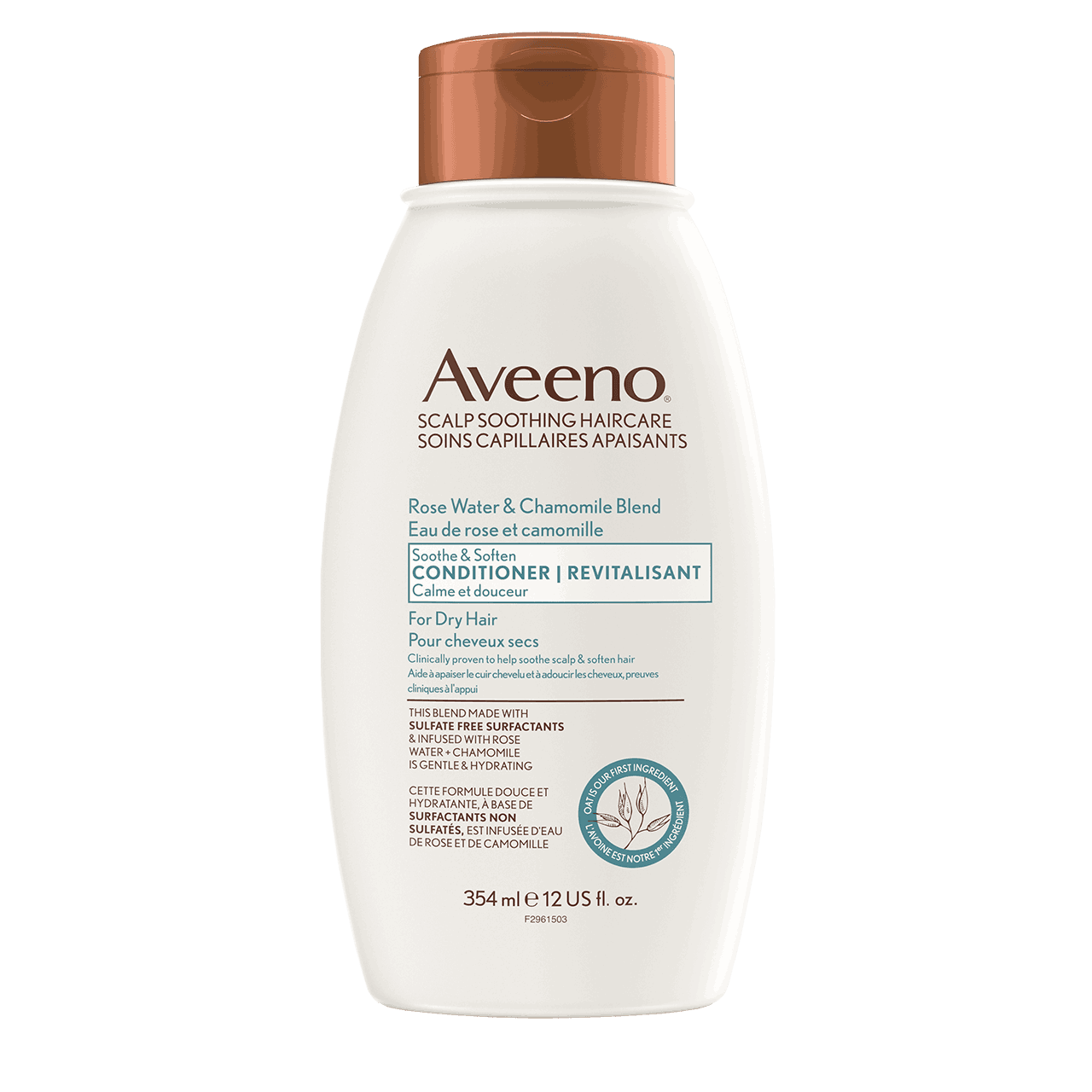 AVEENO® Rose Water & Chamomile Blend Conditioner, 354ml bottle