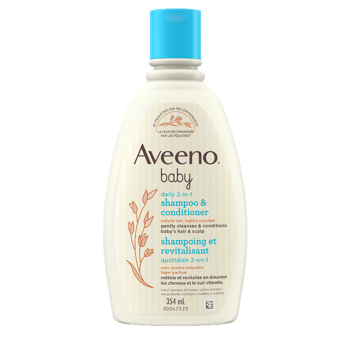 354ml bottle of Aveeno Baby Gentle Conditioning Shampoo