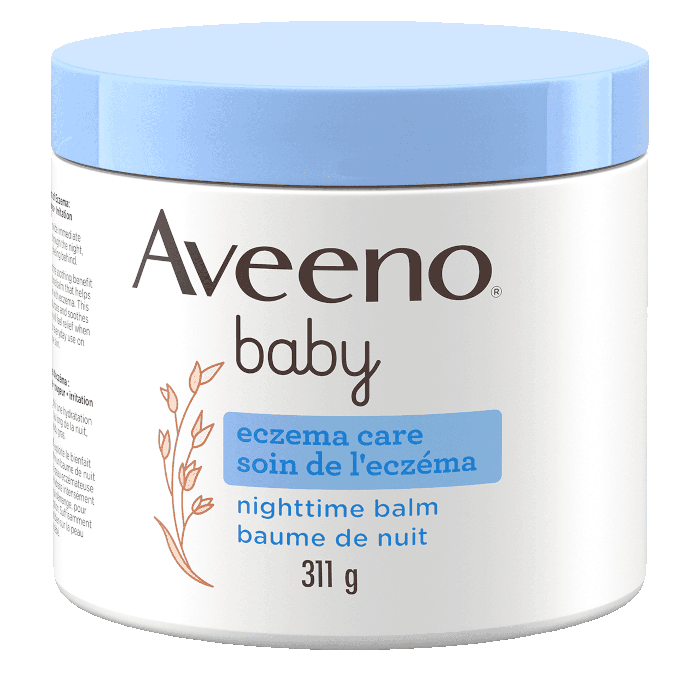 311g tub of Aveeno Baby Eczema Care Nighttime Balm image 1