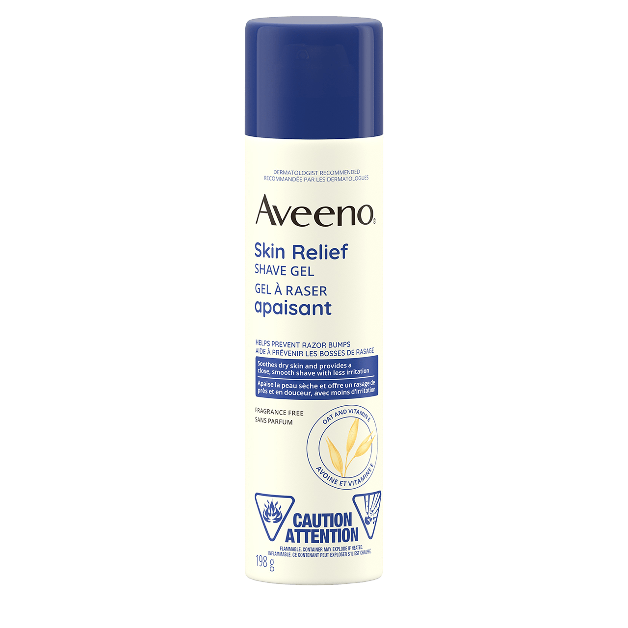 AVEENO® Skin Relief Shave Gel, 198g spray can