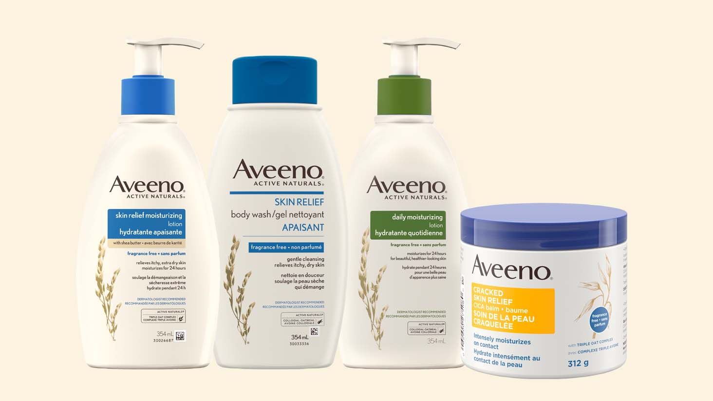 AVEENO® dry skin moisturizers