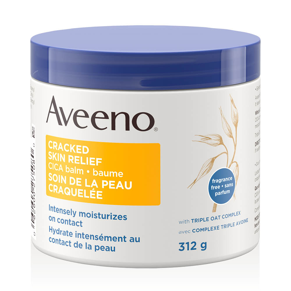 AVEENO® Cracked Skin Relief CICA Balm, 312g jar