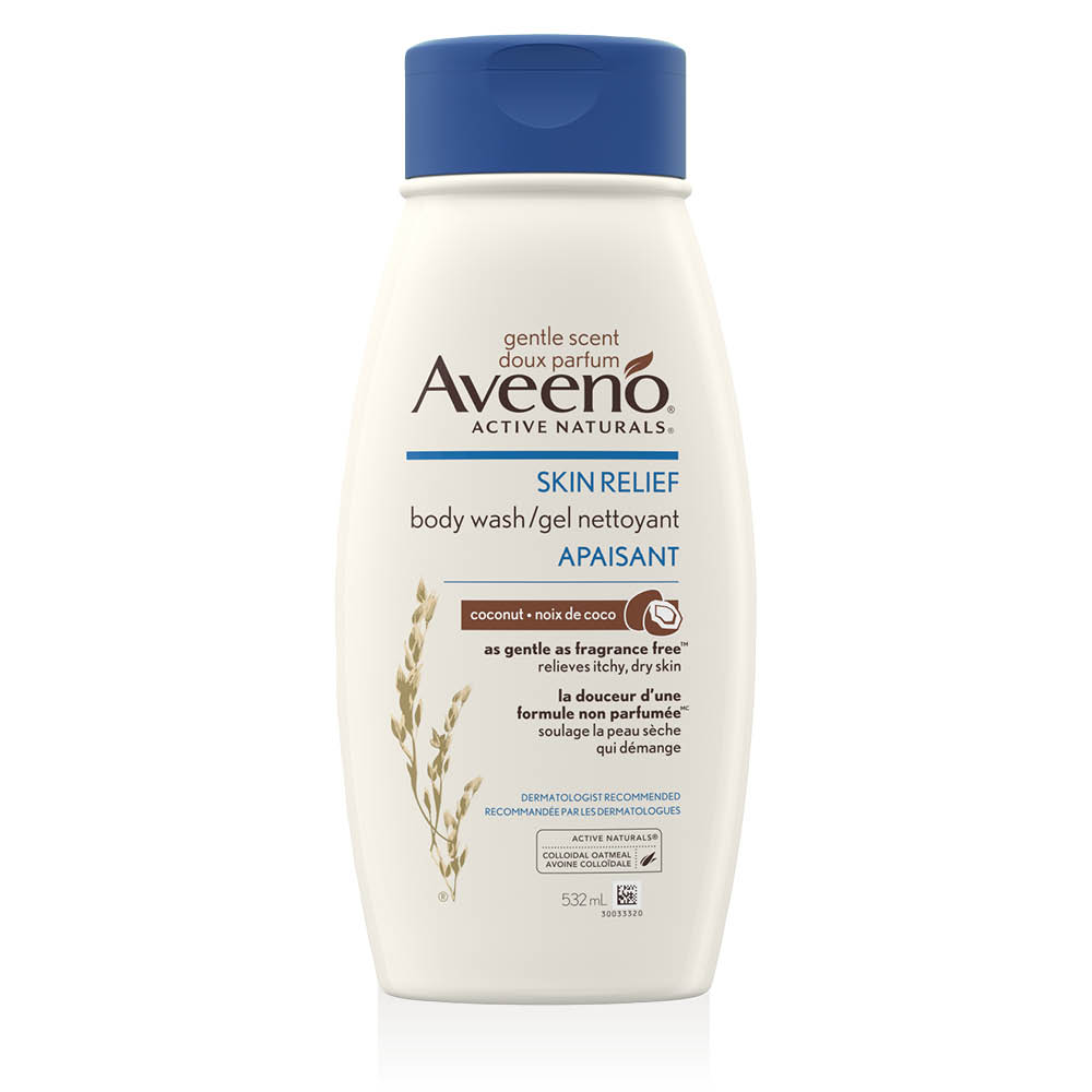 AVEENO® Skin Relief Body Wash, Coconut Scent, 532ml bottle