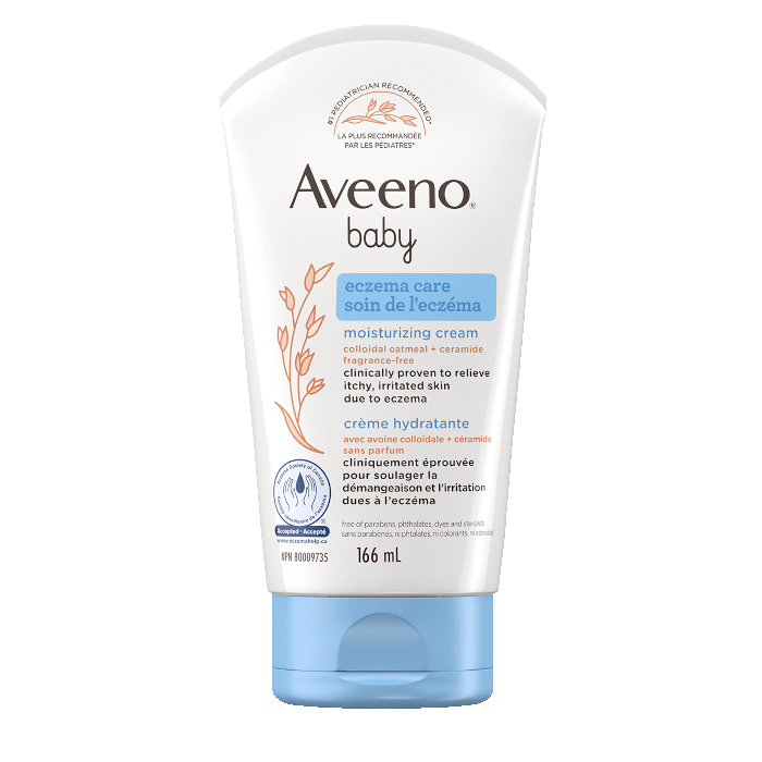 AVEENO® BABY Eczema Care Moisturizing Cream with Colloidal Oatmeal + Ceramide, 166ml tube