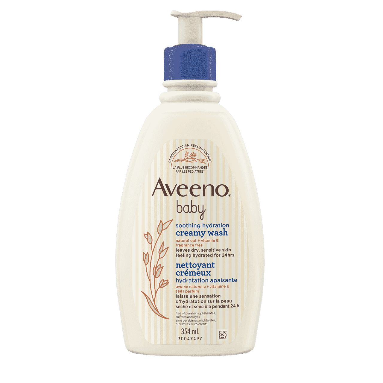 354ml bottle of Aveeno Baby Soothing Hydration