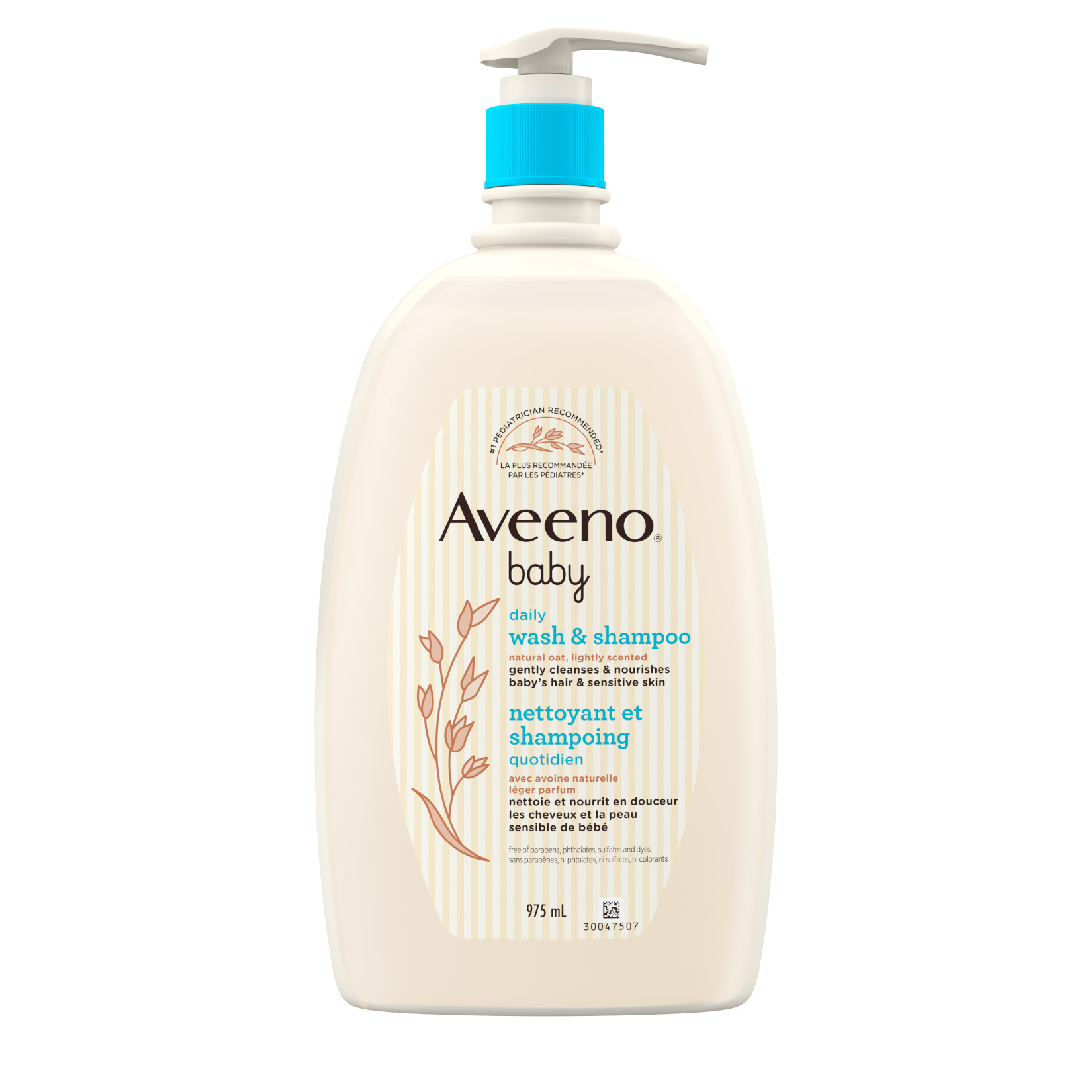 975ml bottle of Aveeno Baby Wash & Shampoo 