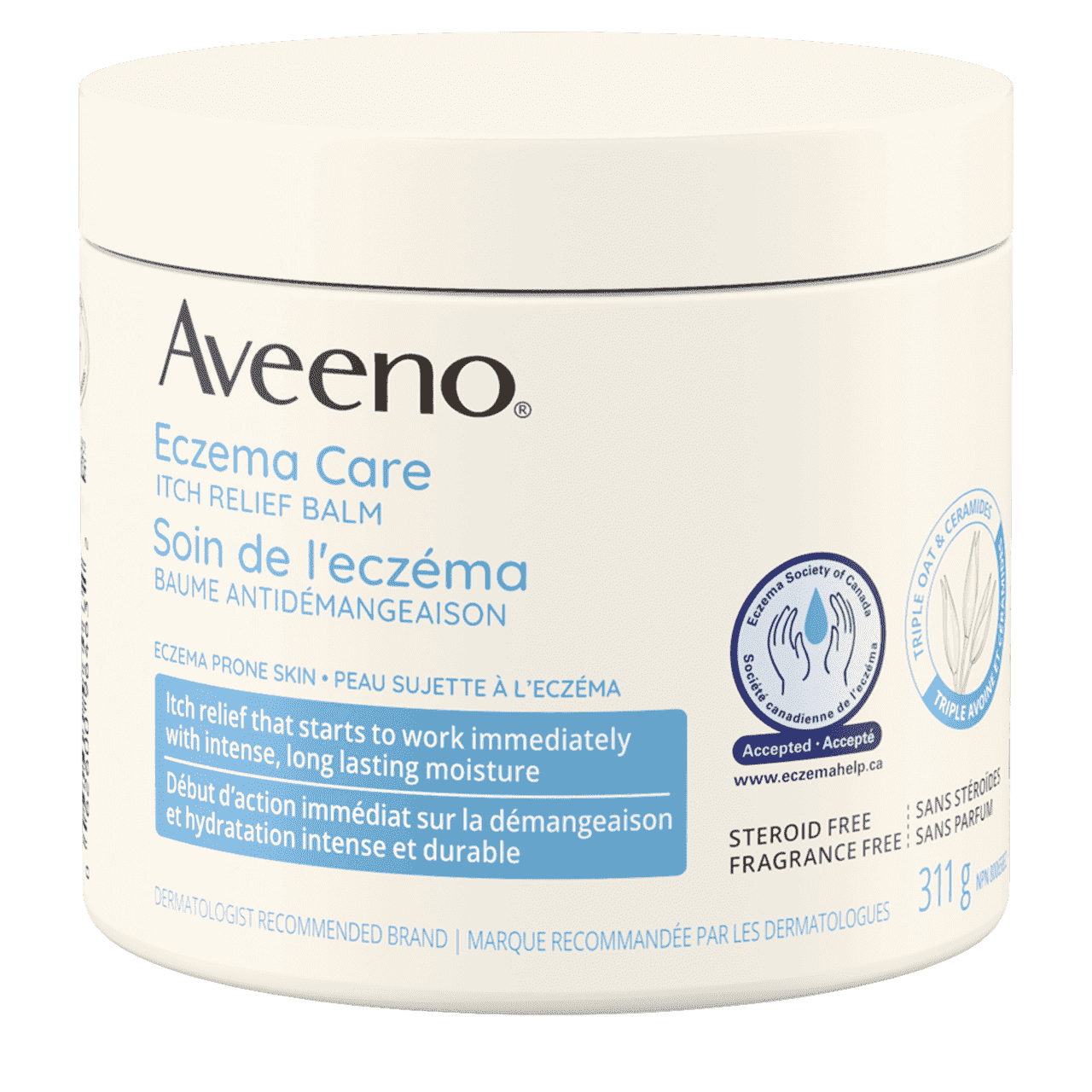 Front Shot of AVEENO® Eczema Care Itch Relief Balm 